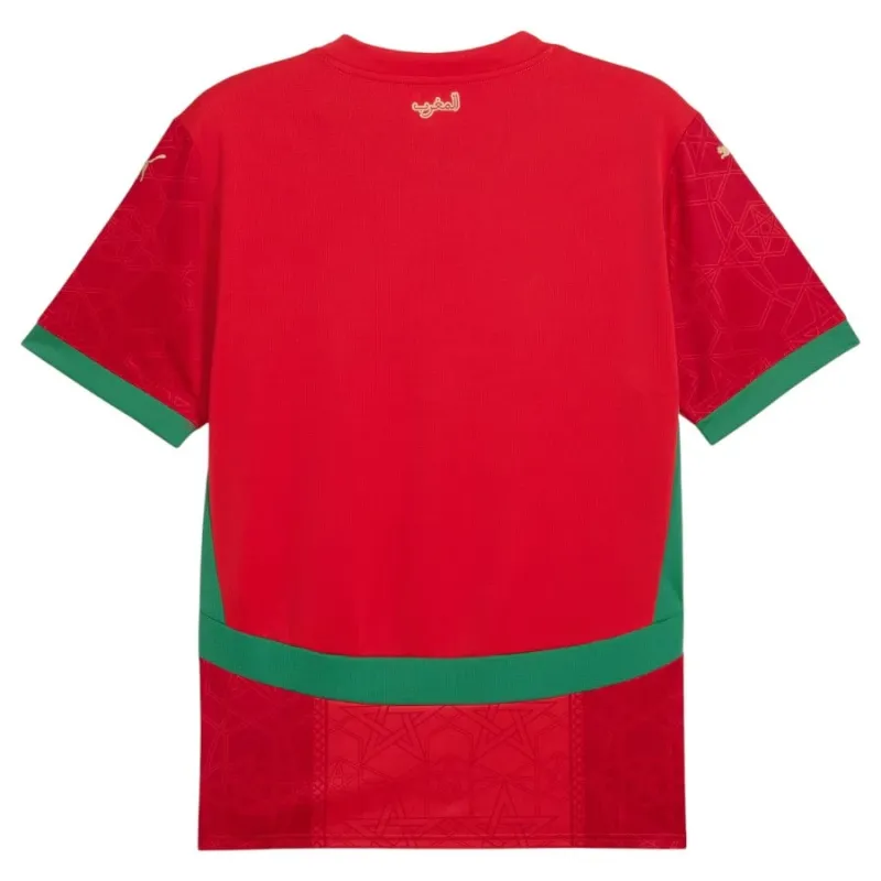 Maroc 2024/25 Maillot Domicile Réplique - Rouge