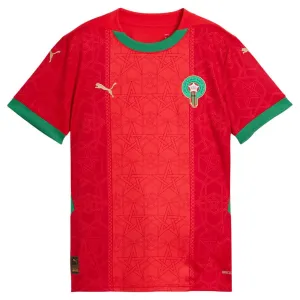 Marocco 2024/25 Maglia Casa Bambino Replica - Rossa