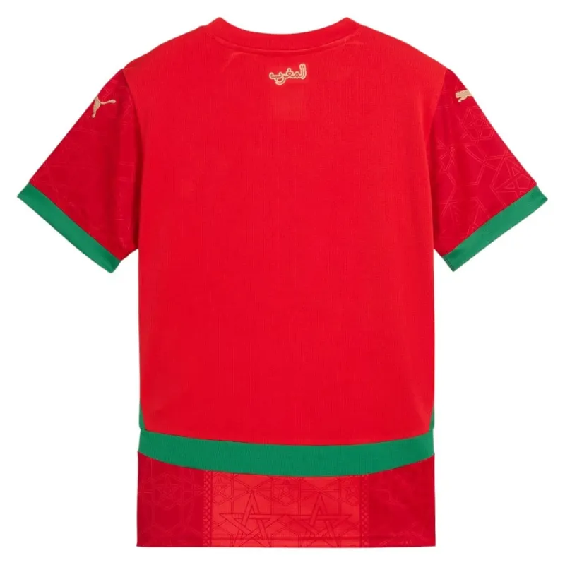 Morocco 2024/25 Home Kids Replica Jersey - Red