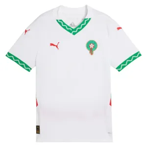 Marokko 2024/25 Auswärts Replica Kinder Trikot - Weiß