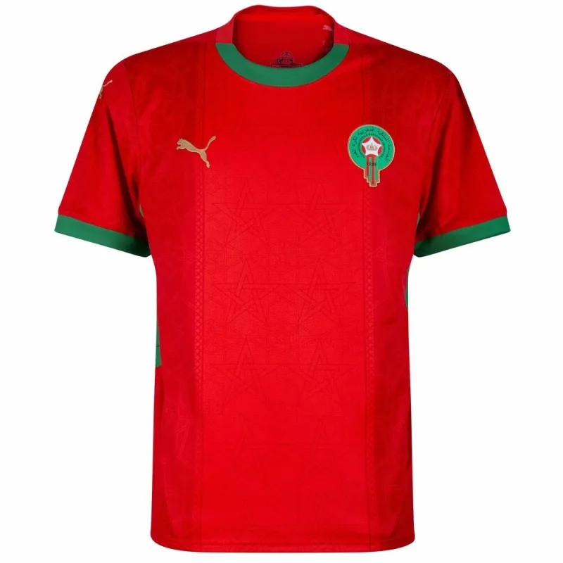 Marokko 2026/27 Heimspieler-Trikot - Rot