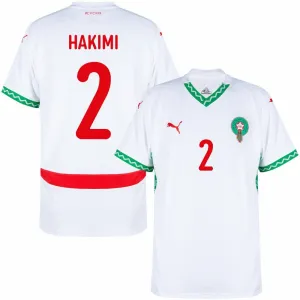 Marocco HAKIMI Maglia Away 2026/27 - Bianco