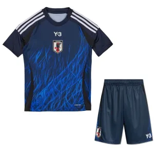 Squadra Nazionale Giappone 2024/25 Maglia Casa Y-3 Bambino Replica - Blu