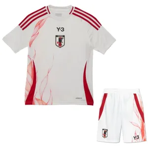 Squadra Nazionale Giappone 2024/25 Maglia Casa Y-3 Replica Bambino - Bianca