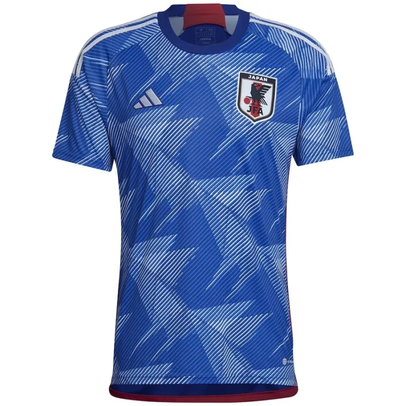 La version fan du maillot domicile bleu de l'équipe nationale japonaise dans la Coupe du monde de 2022.