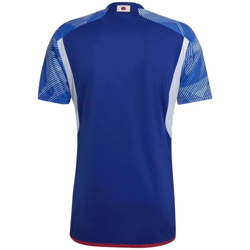 La version fan du maillot domicile bleu de l'équipe nationale japonaise dans la Coupe du monde de 2022.