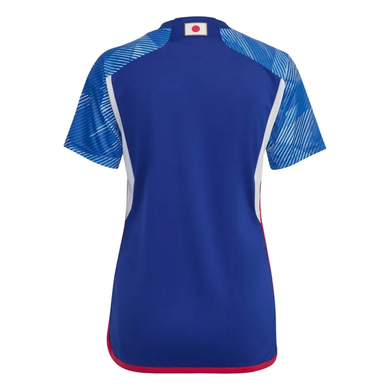 The fan version of the blue women's home jersey of the Japanese national team in the 2022 World Cup.