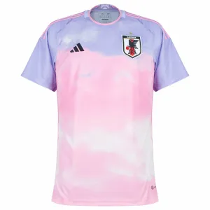 Squadra Nazionale Giappone 2022/23 Maglia Trasferta Replica - Rosa