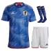 Japan Nationalmannschaft 2022/23 Heimtrikot Replica Mädchen - Blau