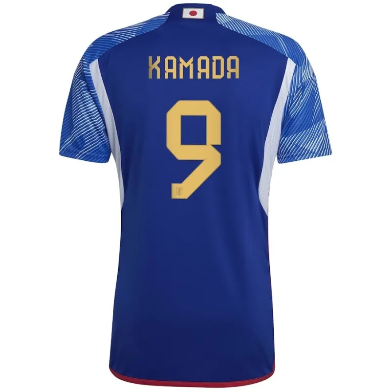 Maglia casa Nazionale Giapponese Coppa del Mondo 2022 - Kamada - Blu