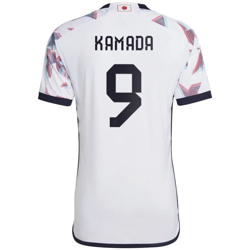 Camiseta visitante Selección Japonesa Copa Mundial 2022 - Kamada - Blanco