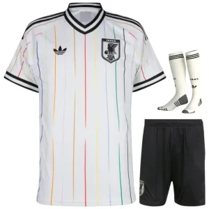 Nazionale Giappone 2026/27 Maglia Trasferta Bambino Bianco