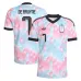 Maglia Away Belgio DE BRUYNE 2026/27 Blu Rosa