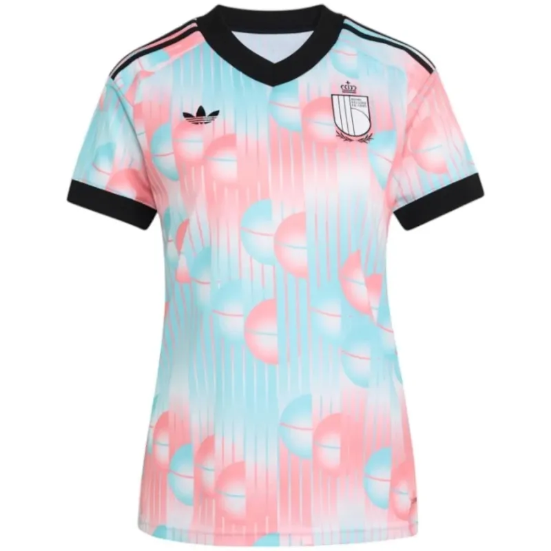 Belgien 2026/27 Damen Auswärtstrikot Blau Rosa