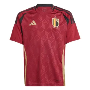Maillot domicile enfant de Belgique 2024/25 - Rouge
