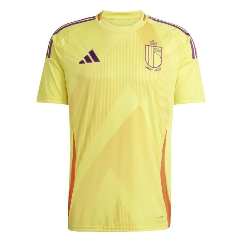 Maglia trasferta della Belgio per l'Euro 2024 - Giallo