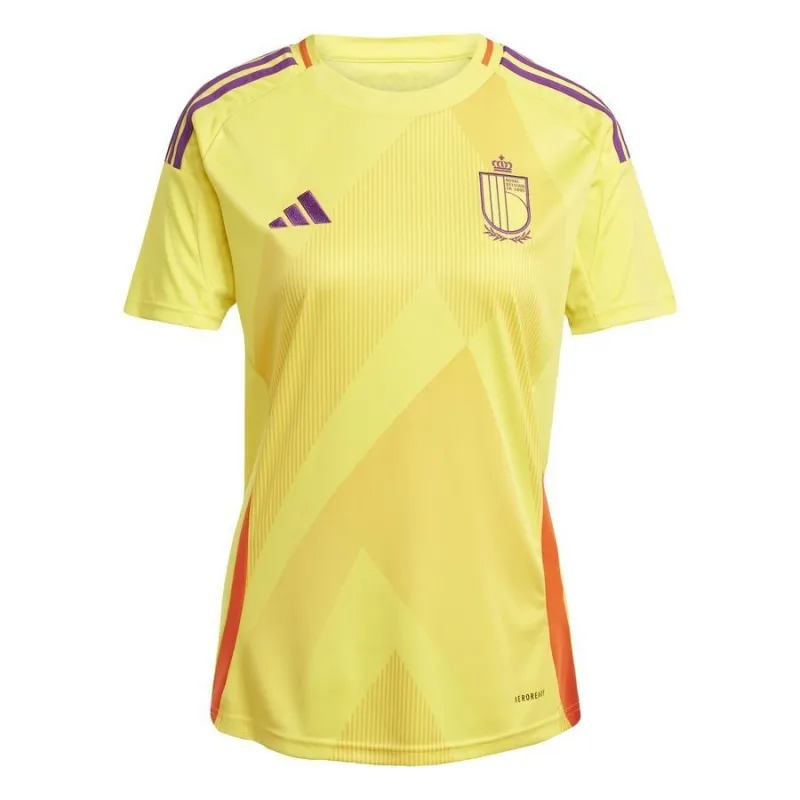 Camiseta visitante femenina de Bélgica para la Eurocopa 2024 -Amarillo