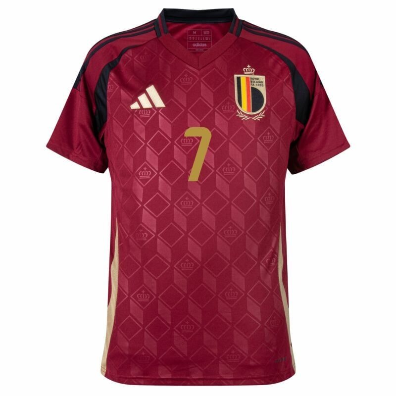Belgio DE BRUYNE Maglia Home 2024/25 - Rosso