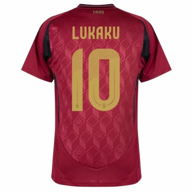 Belgique LUKAKU Maillot Domicile 2024/25 - Rouge