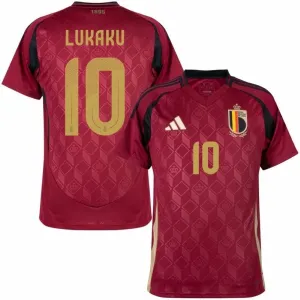 Belgique LUKAKU Maillot Domicile 2024/25 - Rouge