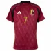 Belgique DE BRUYNE Ensemble Domicile Enfant 2024/25 - Rouge