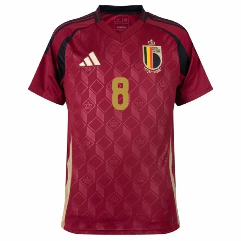 Belgien TIELEMANS 2024/25 Heimtrikot - Rot