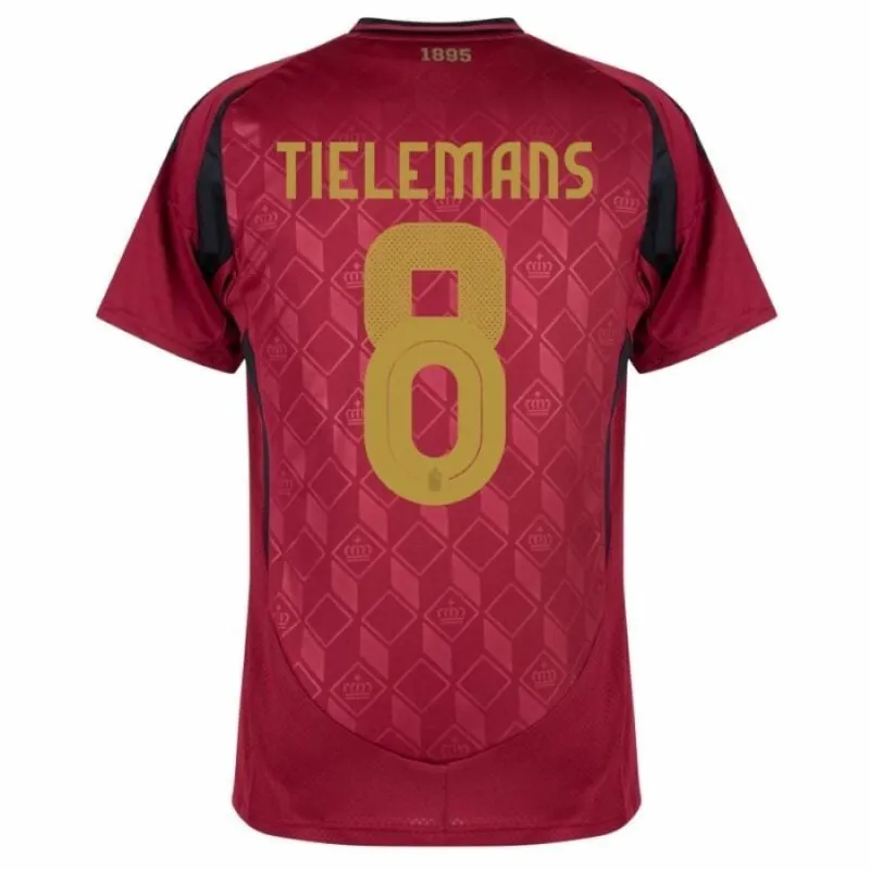 Belgien TIELEMANS 2024/25 Heimtrikot - Rot