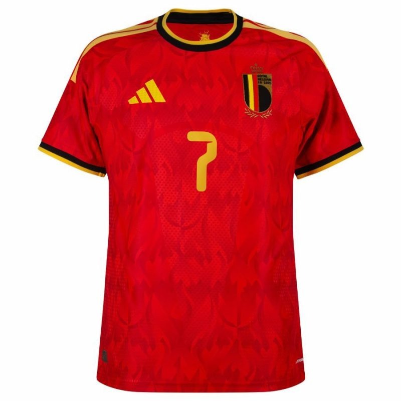 Ensemble maillot enfant domicile Belgique DE BRUYNE 2026/27 - Rouge