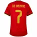 Ensemble maillot enfant domicile Belgique DE BRUYNE 2026/27 - Rouge