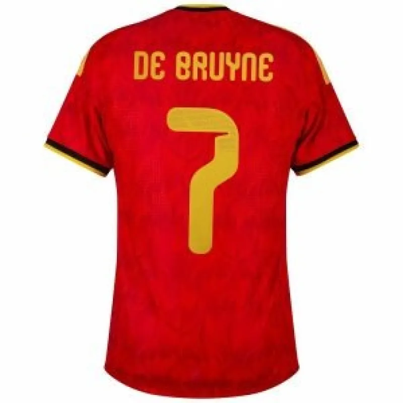 Ensemble maillot enfant domicile Belgique DE BRUYNE 2026/27 - Rouge
