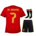 Ensemble maillot enfant domicile Belgique DE BRUYNE 2026/27 - Rouge