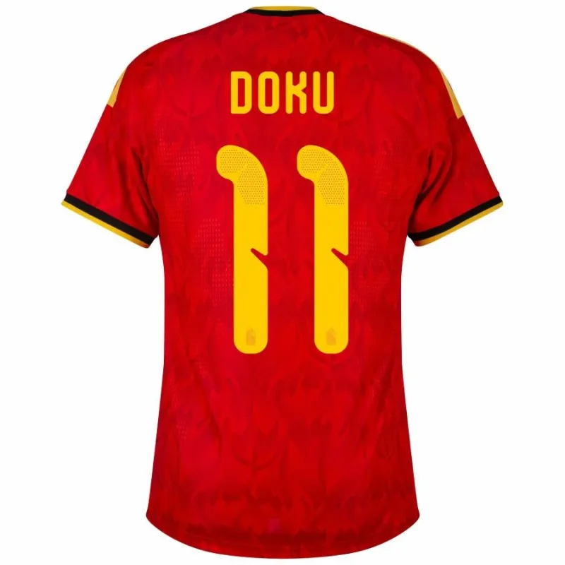 Belgique DOKU 2026/27 Maillot domicile - Rouge