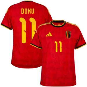Belgien DOKU 2026/27 Heimtrikot - Rot