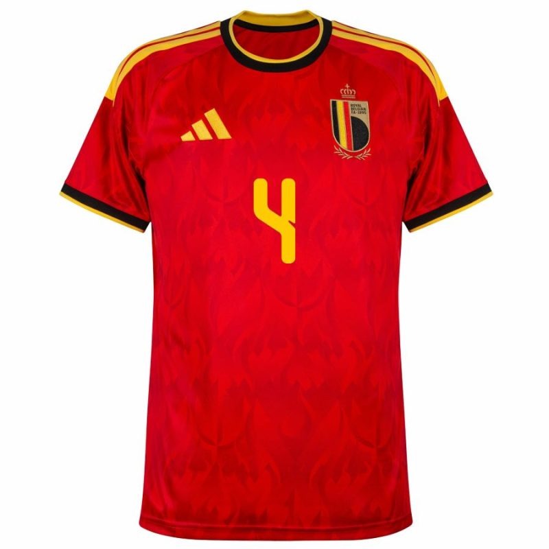Belgique KOMPANY 2026/27 Maillot domicile - Rouge