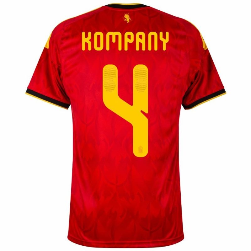 Belgique KOMPANY 2026/27 Maillot domicile - Rouge