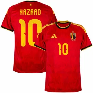 Belgique HAZARD 2026/27 Maillot domicile - Rouge