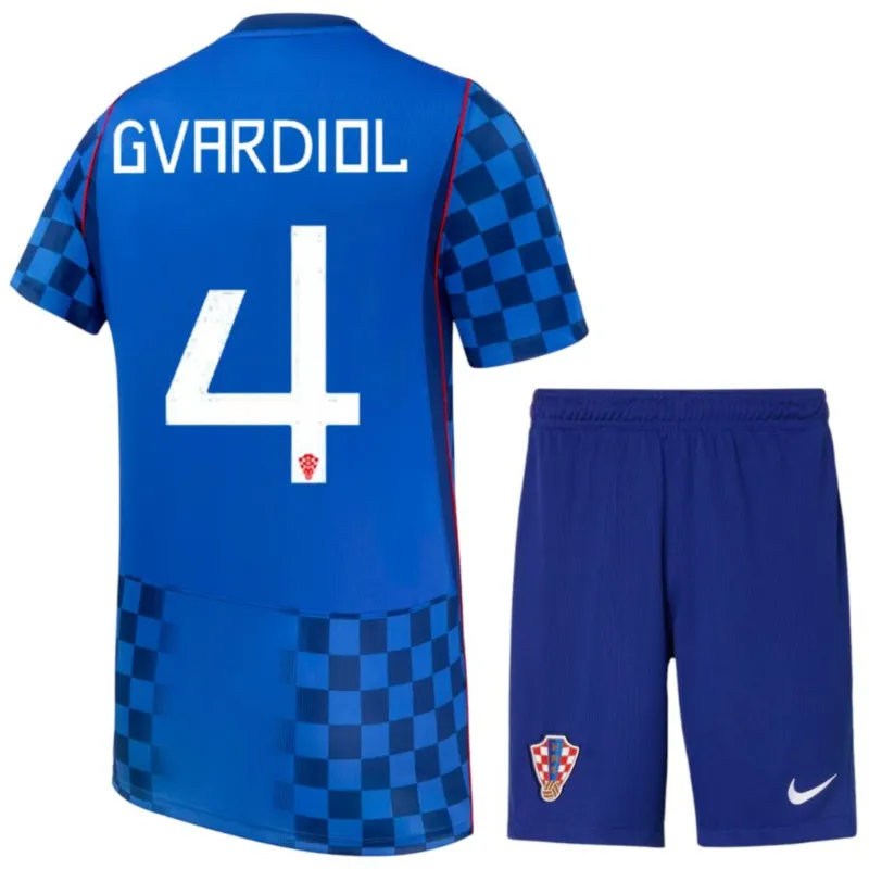 Maillot Kit Croatie Extérieur Coupe du Monde 2026/27 GVARDIOL