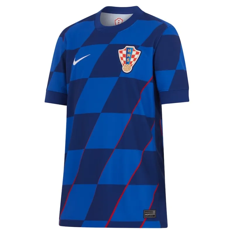 Camiseta visitante infantil de Croacia 2024/25 - Azul