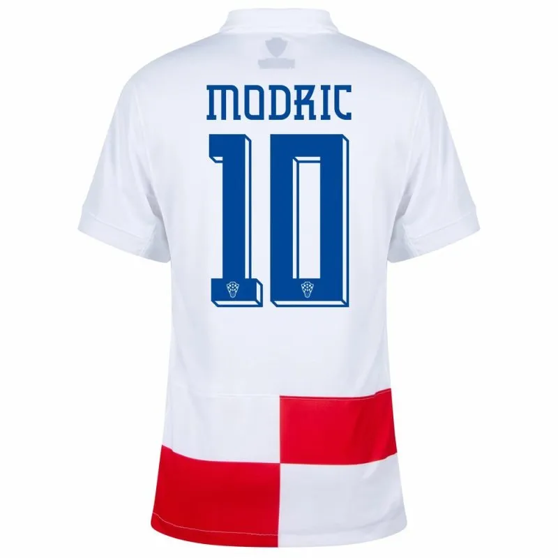 Modrić Camiseta local infantil de Croacia 2024/25 - Rojo/blanco
