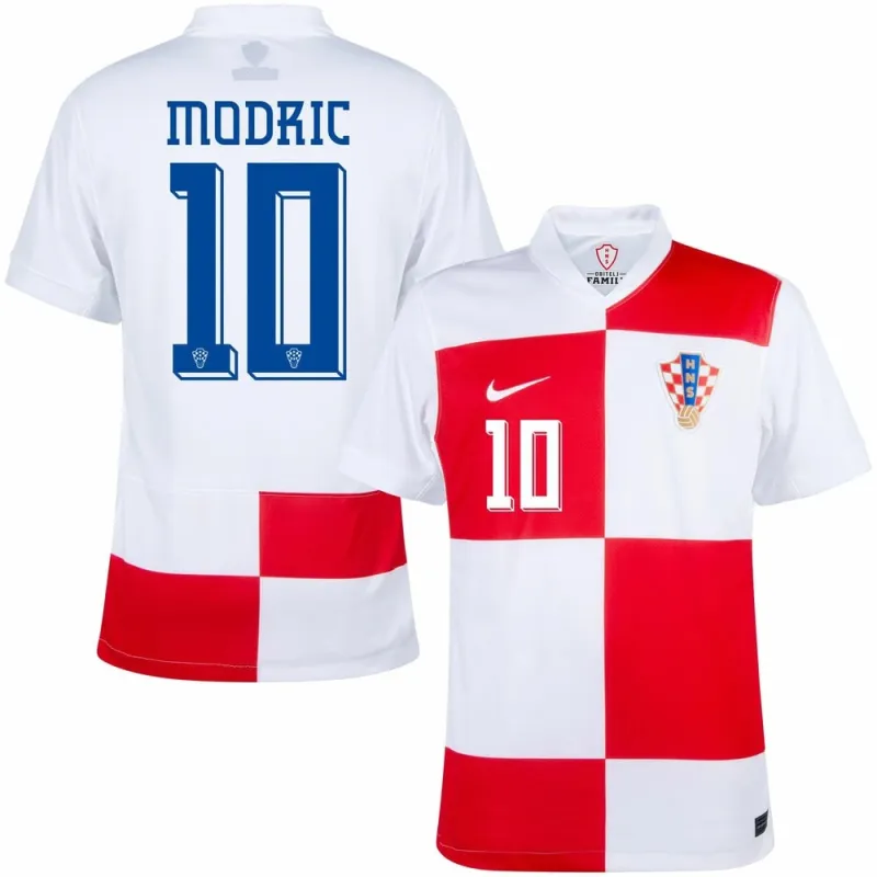 Modrić Camiseta local infantil de Croacia 2024/25 - Rojo/blanco