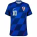 Modrić Kroatien 2024/25 Kinder-Auswärtstrikot + Shorts - Blau