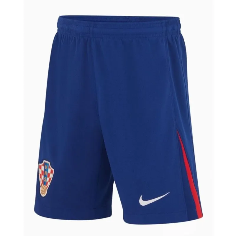 Modrić Kroatien 2024/25 Kinder-Auswärtstrikot + Shorts - Blau