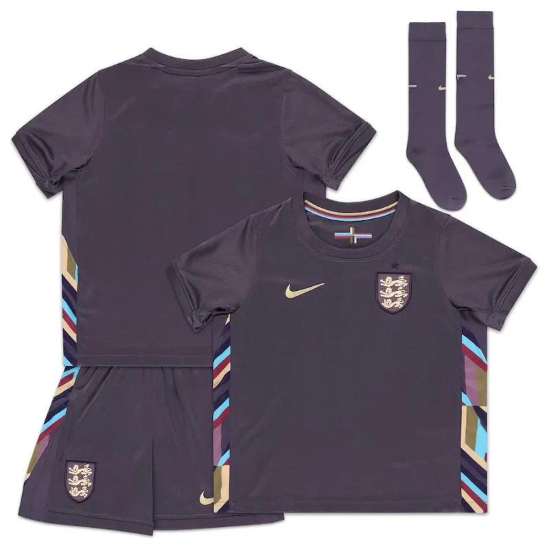 Kit de visita infantil de Inglaterra 2024/25 - Púrpura
