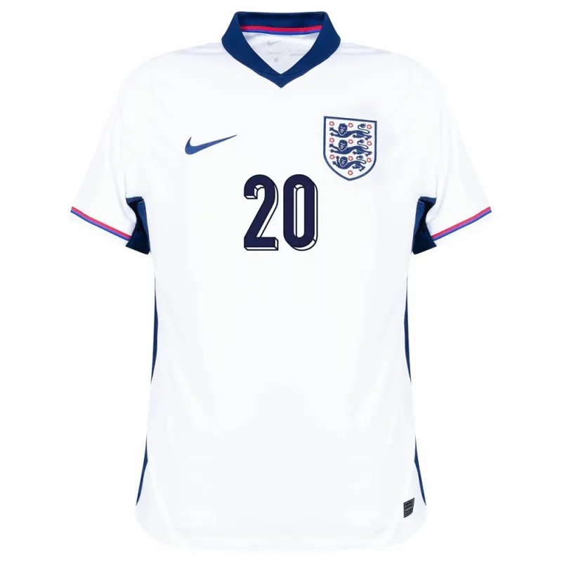Phil Fodens England 2024/25 Heimtrikot - Weiß
