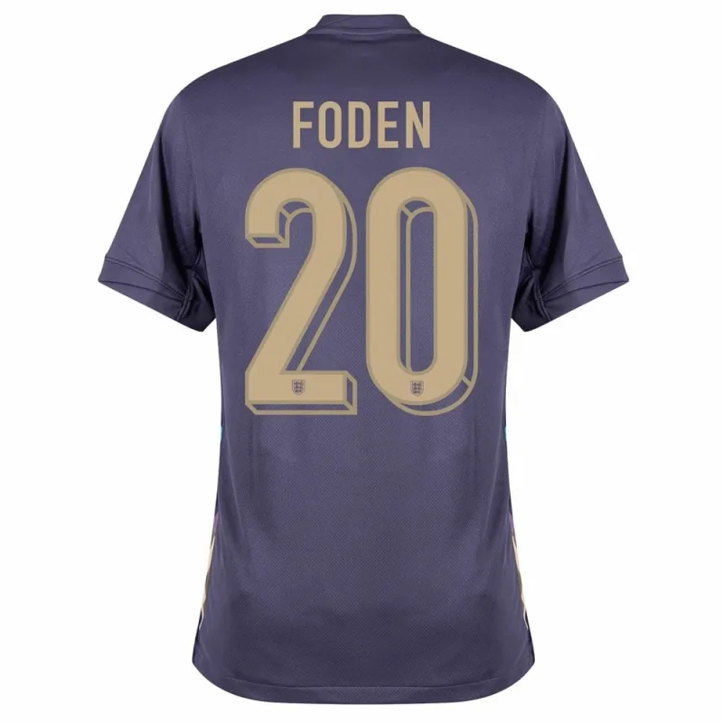 Phil Fodens England 2024/25 Auswärtstrikot - Lila