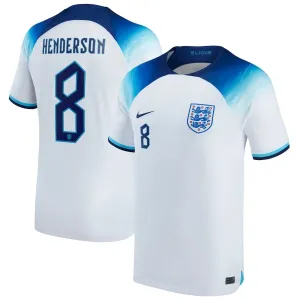 Hendersons Heimtrikot der England-Nationalmannschaft für die Weltmeisterschaft 2022 - Weiß