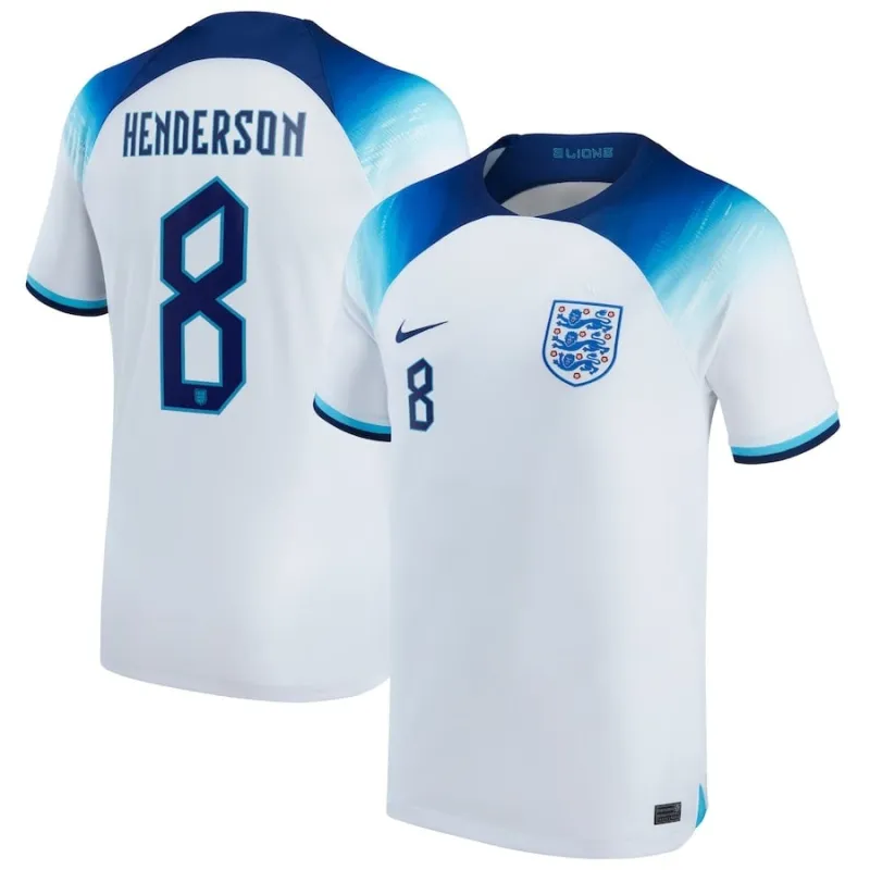 Le maillot domicile de l'Angleterre pour la Coupe du monde 2022 de Henderson - Blanc