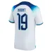 Le maillot domicile de l'Angleterre pour la Coupe du monde 2022 de Mount - Blanc