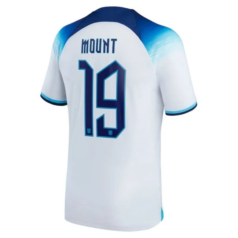 Le maillot domicile de l'Angleterre pour la Coupe du monde 2022 de Mount - Blanc