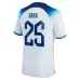 La camiseta local de Inglaterra para la Copa del Mundo 2022 de Saka - Blanca